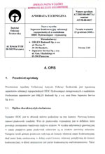 Aprobata techniczna Instytututu Ochrony Środowiska na separator IHDC